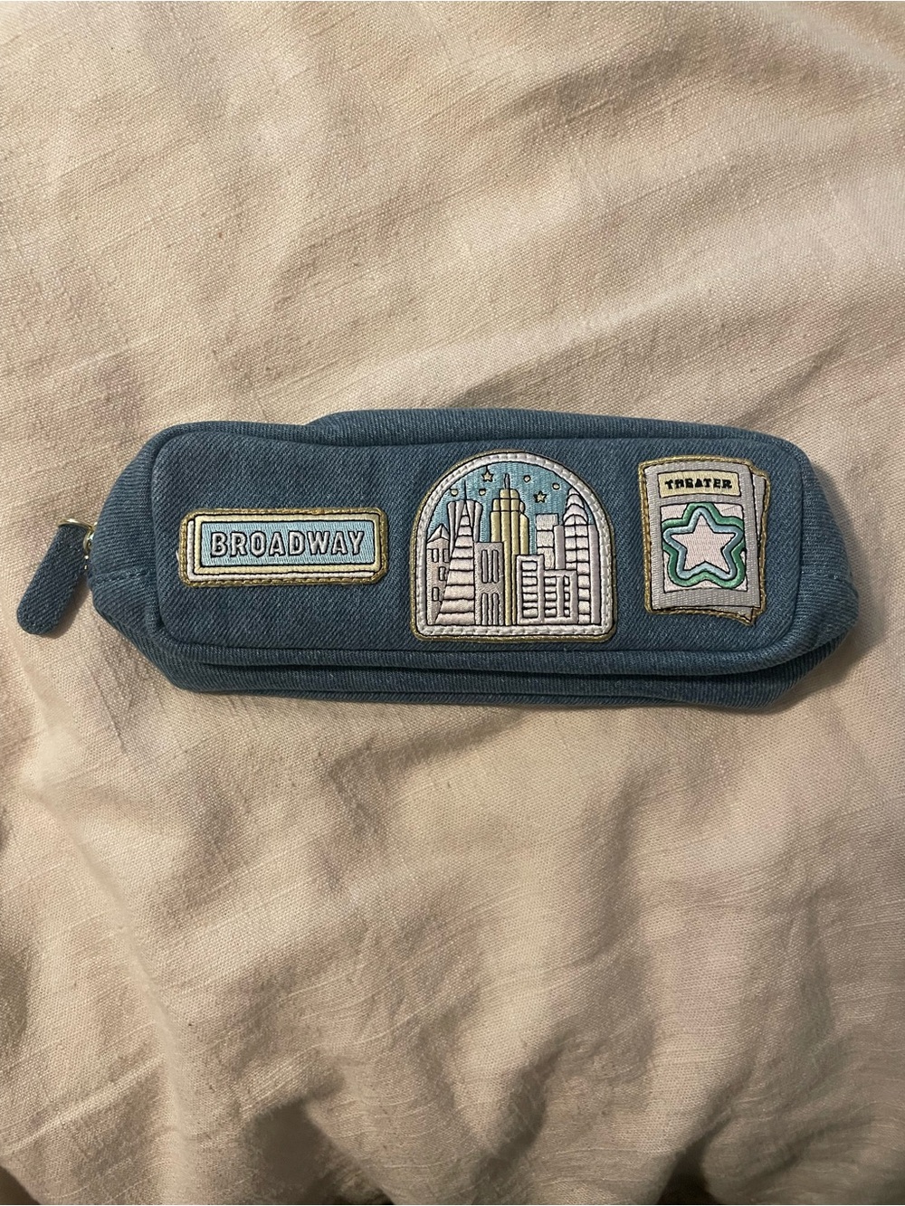 Stoney Clover Lane Denim Pencil Case